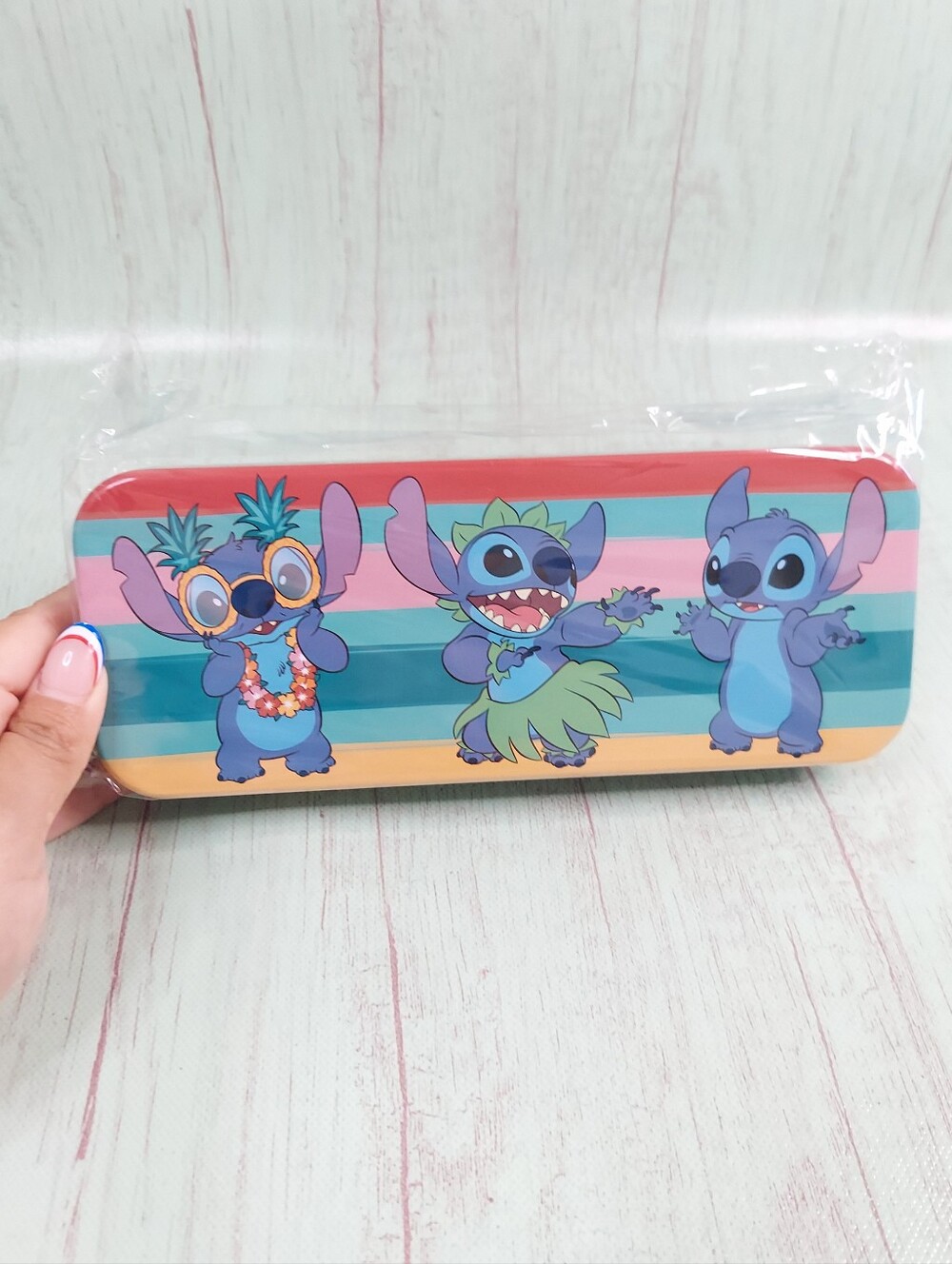 Disney Stitch Hula Pencil Tin Case
